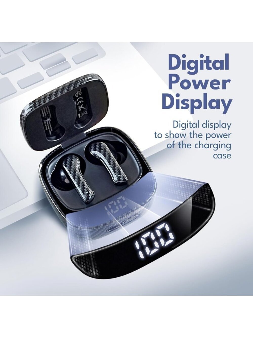 Wireless Teal Engineered IPx4 Water Resistant 27Hr Battery Bluetooth Earbud - Picture 3 of 6